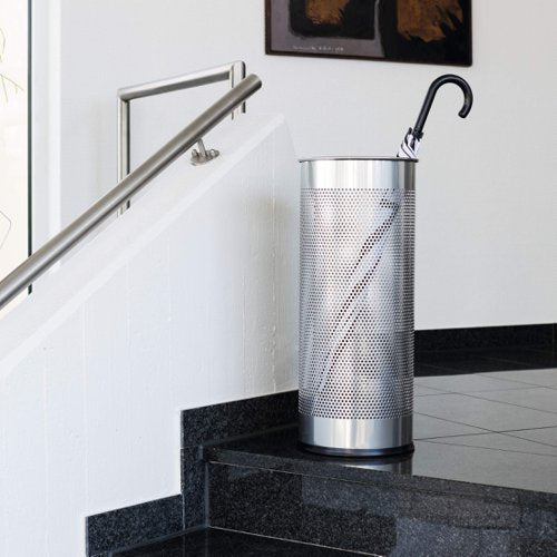 Durable Metal Umbrella Stand Silver