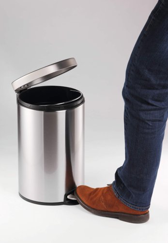 Durable Pedal Bin Stainless Steel 5L, 12L, 20L, 30L