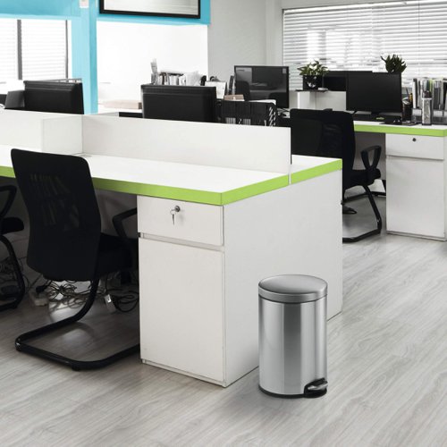 Durable Pedal Bin Stainless Steel 5L, 12L, 20L, 30L