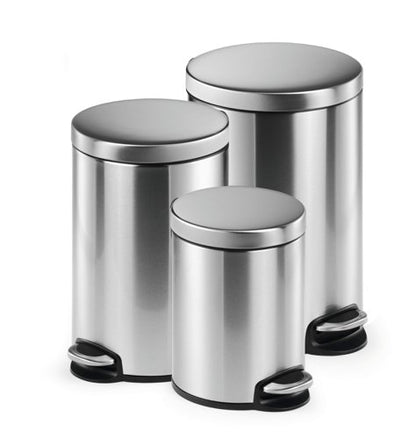 Durable Pedal Bin Stainless Steel 5L, 12L, 20L, 30L