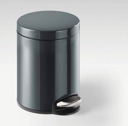 Durable Pedal Bin Round 5L, 12L, 20L Charcoal