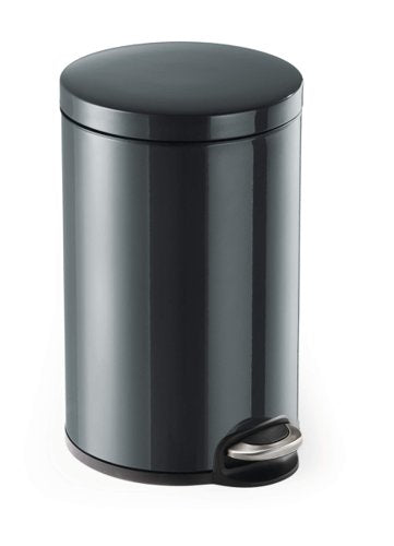 Durable Pedal Bin Round 5L, 12L, 20L Charcoal