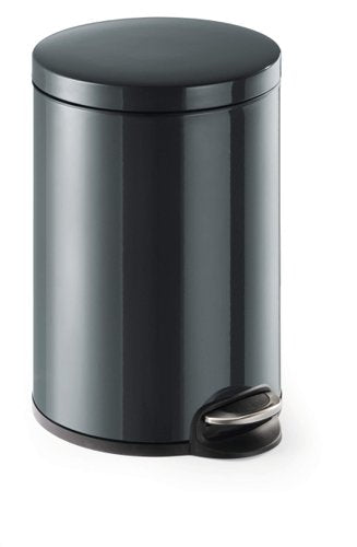 Durable Pedal Bin Round 5L, 12L, 20L Charcoal