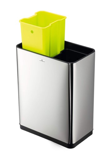 Durable NO TOUCH DUO Sensor Bin 2x20L