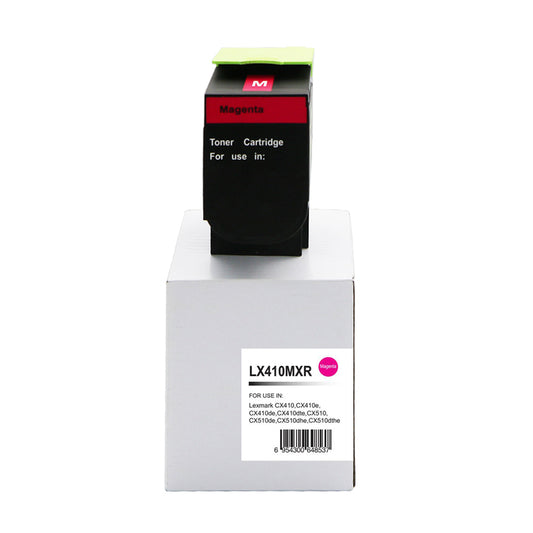 Remanufactured Lexmark Cx410 Hi Yld Cyan Toner 80C2HC0 802HC