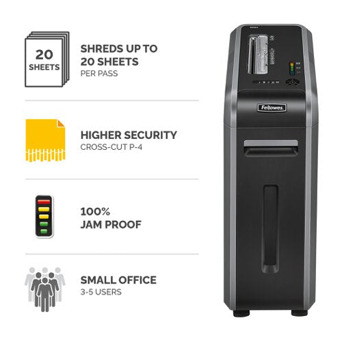Powershred 125ci, 79ci Shredder (Cross Cut) 230V UK