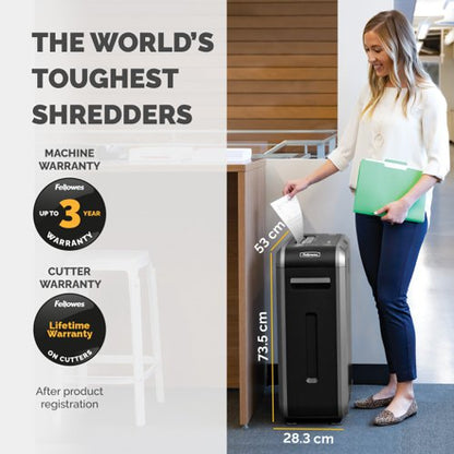 Powershred 125ci, 79ci Shredder (Cross Cut) 230V UK