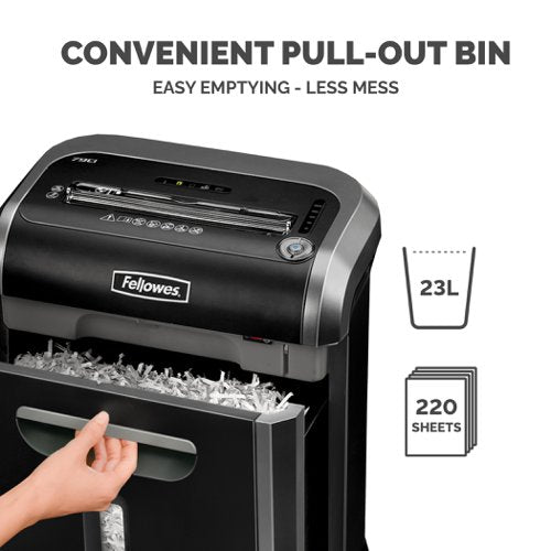 Powershred 125ci, 79ci Shredder (Cross Cut) 230V UK