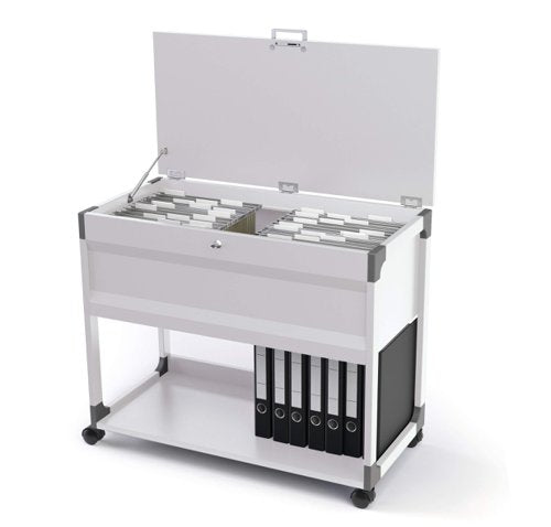 Durable MULTI TOP File Trolley 100, 200 Grey