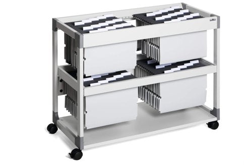 Durable MULTI TOP File Trolley 100, 200 Grey
