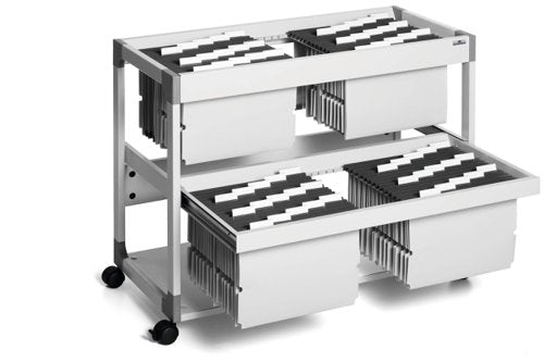 Durable MULTI TOP File Trolley 100, 200 Grey