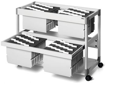 Durable MULTI TOP File Trolley 100, 200 Grey