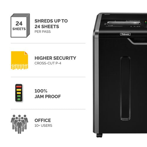 Powershred 225ci, 325ci, 425ci, 485ci Shredder (Cross Cut) 230V EU/UK