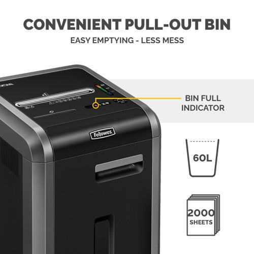 Powershred 225mi, LX211 Black, LX221 Black Shredder (Micro Cut) 230V EU/UK