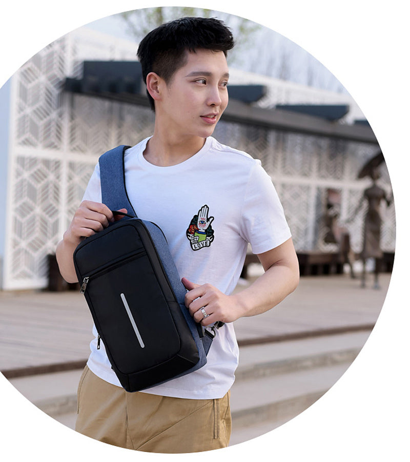 Anti-theft chest bag