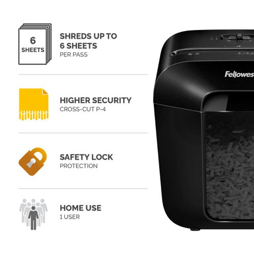 Powershred LX25, LX65, LX85, LX45, LX70 Shredder (Cross Cut) 230V UK