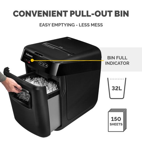Automax 200c, 150c Shredder (Cross Cut) 230V UK