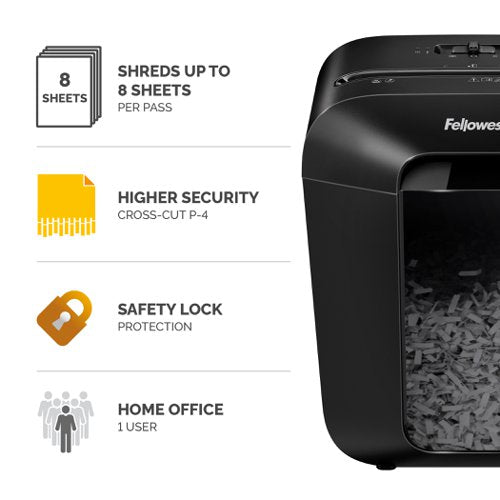 Powershred LX25, LX65, LX85, LX45, LX70 Shredder (Cross Cut) 230V UK