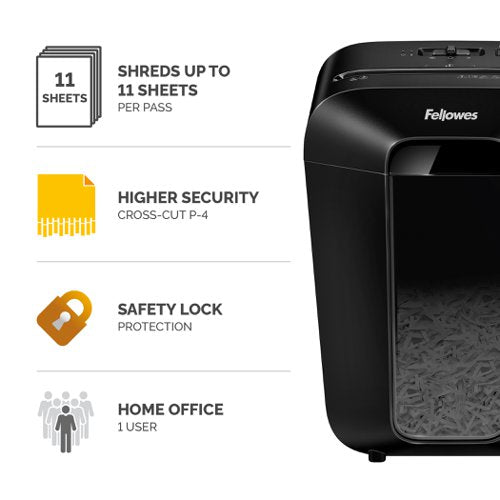 Powershred LX25, LX65, LX85, LX45, LX70 Shredder (Cross Cut) 230V UK