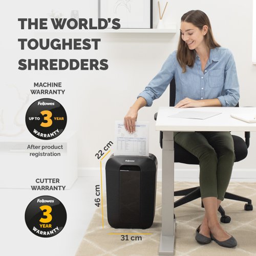 Powershred LX25, LX65, LX85, LX45, LX70 Shredder (Cross Cut) 230V UK