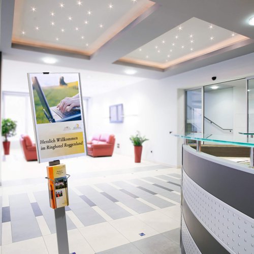 Durable INFO SIGN Floor Stand A4, A3