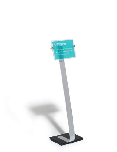 Durable CRYSTAL SIGN Floor Stand A4, A3