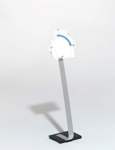 Durable CRYSTAL SIGN Floor Stand A4, A3