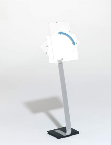 Durable CRYSTAL SIGN Floor Stand A4, A3