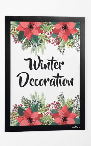Durable DURAFRAME Wallpaper A4 Black