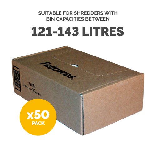 Shredder Wastebags - 425/485 series (50 pack)