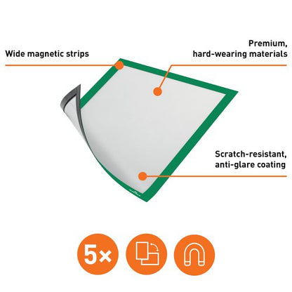 Durable DURAFRAME Magnetic A4 Black, A3 Black, A3 Red, A3 Silver, A4 Red, A4 Yellow, A4 Green, A4 Orange, A4 Silver, A5 Black, A5 Silver, A6 Black, A6 Silver (5)