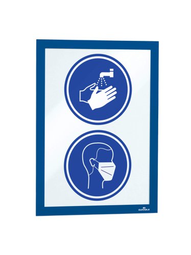 Durable DURAFRAME Adhesive A4 Dark Blue (2, 10)