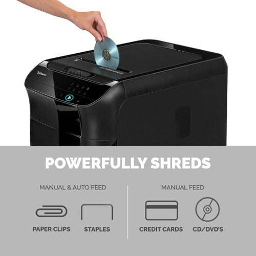 Automax 350c Auto Feed Shredder (Cross Cut) 230V EU/UK