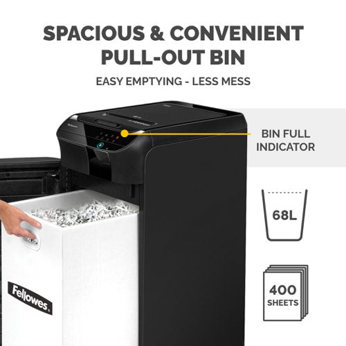Automax 350c Auto Feed Shredder (Cross Cut) 230V EU/UK