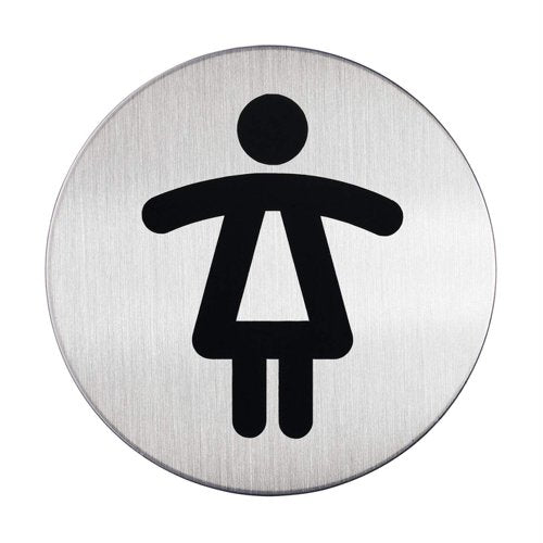 Durable PICTO 'Women's WC' Symbol 83mm, 150mm