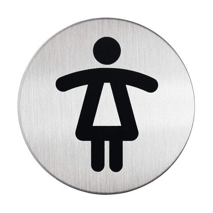 Durable PICTO 'Women's WC' Symbol 83mm, 150mm