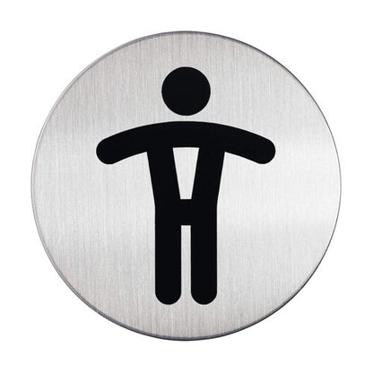 Durable PICTO 'Men's WC' Symbol 83mm, 150mm