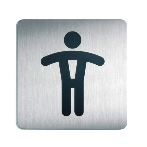 Durable PICTO 'Men's WC' Symbol 83mm, 150mm