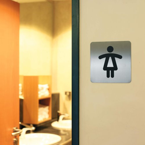 Durable PICTO 'Women's WC' Symbol 83mm, 150mm