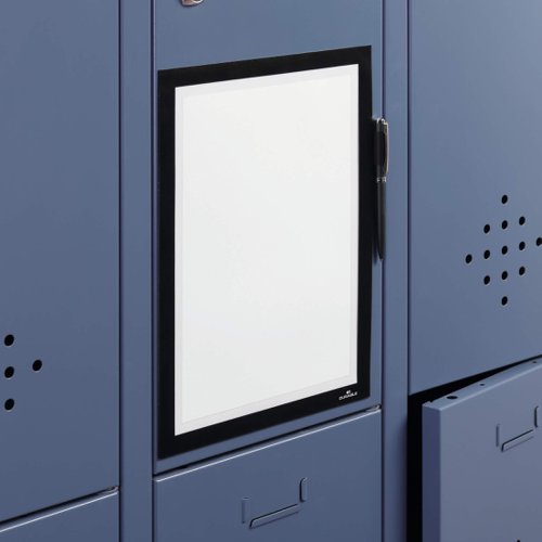 Durable DURAFRAME Magnetic Note Black