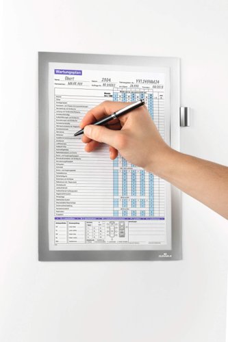 Durable DURAFRAME Magnetic Note Silver