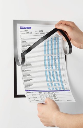Durable DURAFRAME Magnetic Note Silver