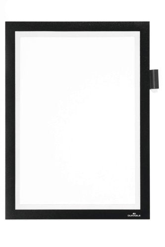 Durable DURAFRAME Adhesive Note Black