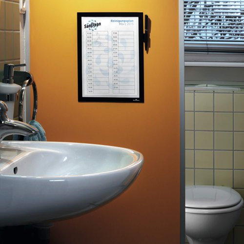 Durable DURAFRAME Adhesive Note Black