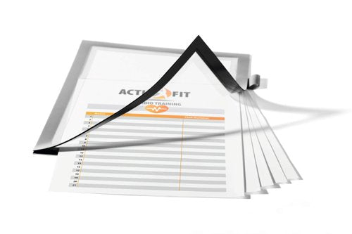 Durable DURAFRAME Adhesive Note Silver