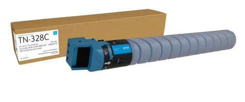 XET A3 Everyday Remanufactured Toner replaces Konica Minolta TN-328C Cyan (AAV8450)
