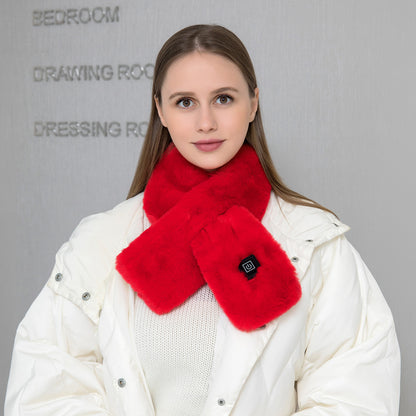 Rechargable Heated Neck Scarf  Wrap Three-gear Temperature Control
