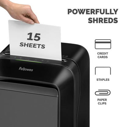 Powershred 225mi, LX211 Black, LX221 Black Shredder (Micro Cut) 230V EU/UK