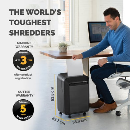Powershred 225mi, LX211 Black, LX221 Black Shredder (Micro Cut) 230V EU/UK