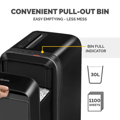 Powershred 225mi, LX211 Black, LX221 Black Shredder (Micro Cut) 230V EU/UK